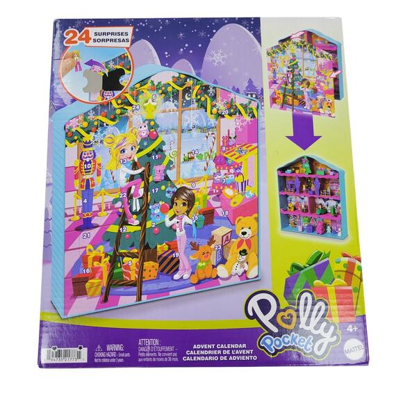 Polly Pocket Christmas Advent Calendar New And Sealed 24 Suprises - Picture 1 of 6